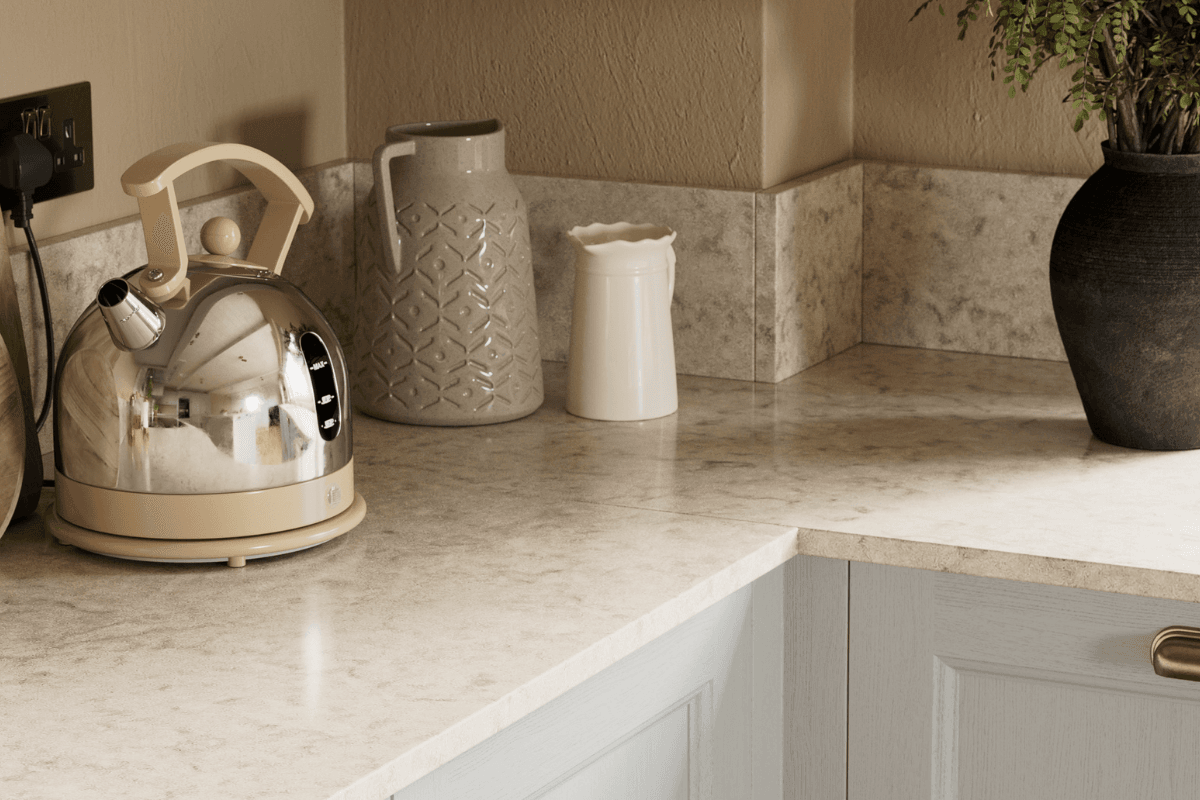 Worktop join lengthways